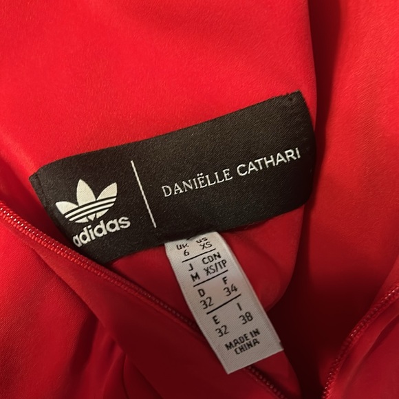 adidas Originals Red Midi Dress - Picture 6 of 6